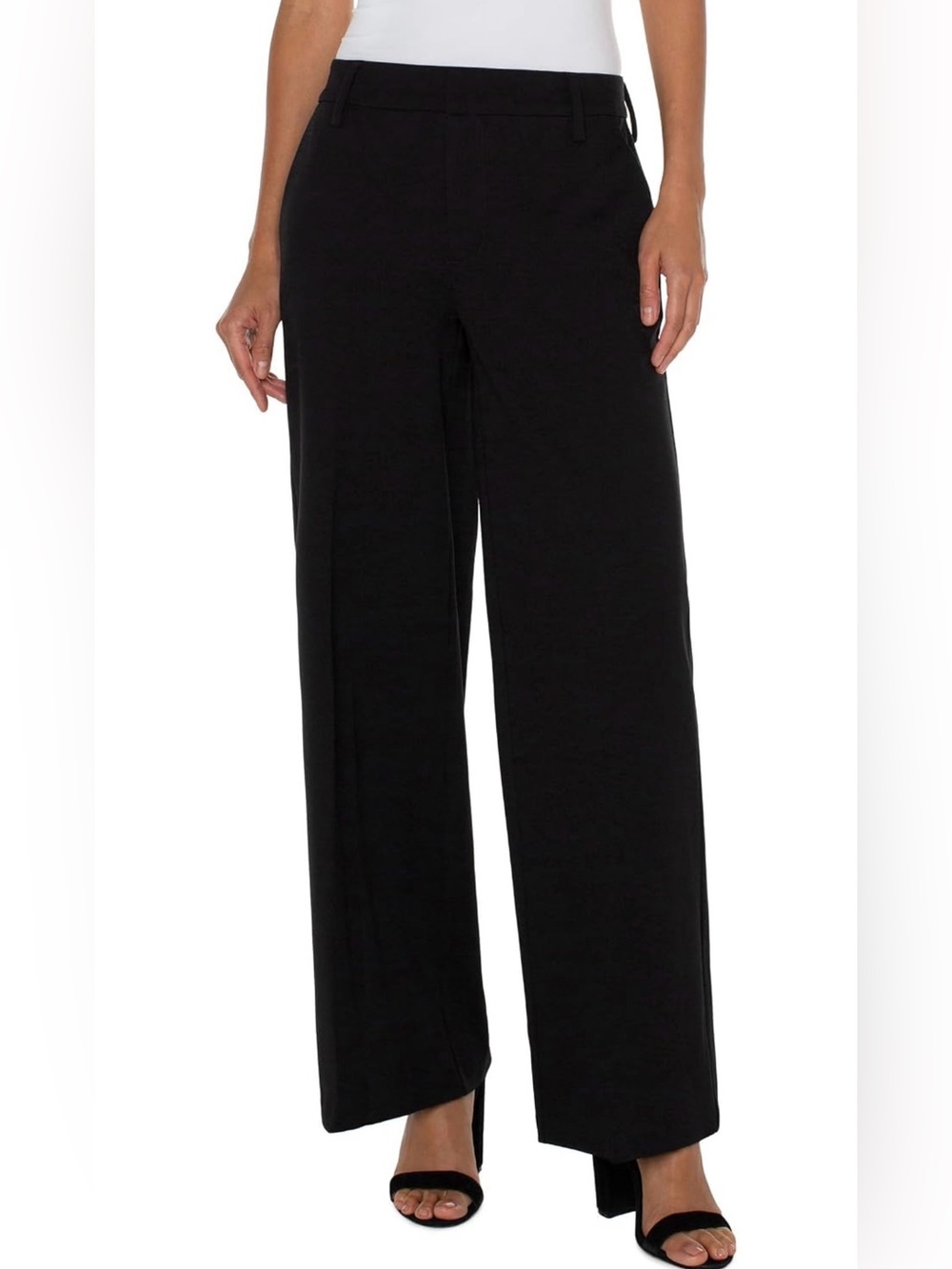 LIVERPOOL Straight Leg Black Dress Pants for Women